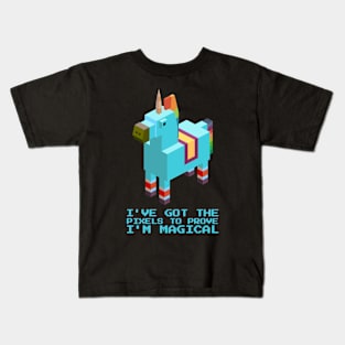 Pixel Unicorn: The Magical Tee for Kids Kids T-Shirt